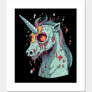 Zombie Unicorn Apocalypse Posters and Art